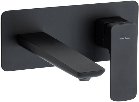 Allen Brau Смеситель для раковины Infinity 5.21003-31 (с внутренней частью) черный матовый – фото-1