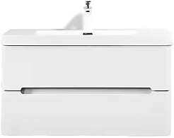 Parly Тумба с раковиной River 70 подвесная лилейно-белая – фотография-1