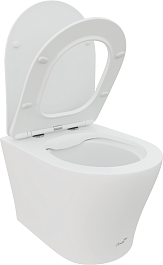 Ceruttispa Унитаз подвесной Adige Aria MW CT9245 белый матовый – фотография-2