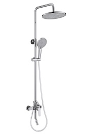 Aquatek Душевая стойка Лугано AQ2740CR хром – фотография-1