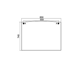 Mixline Зеркало Вивальди 85 – фотография-2