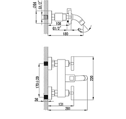 Iddis Смеситель Natal 27102T7 для ванны – фотография-2