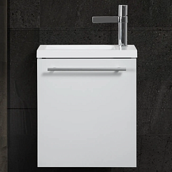 Parly Тумба с раковиной Tight 40 подвесная белая – фотография-1