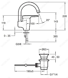 Jacob Delafon Смеситель Kandel E661RU-CP – фотография-2