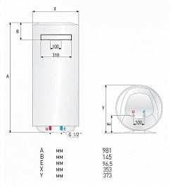 Ariston Водонагреватель накопительный ABS Pro Eco PW 65 V Slim – фотография-6