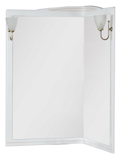 Aquanet Мебель для ванной "Луис 70" угловая белая (167691) – картинка-9