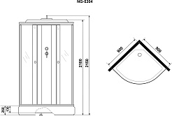 Niagara Душевая кабина Eco NG-5304-14 – фотография-15
