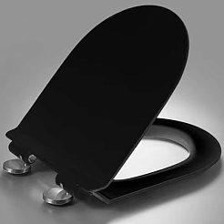 Esbano Сиденье для унитаза Garcia черное – фотография-1