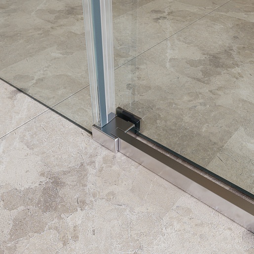 BelBagno Душевой уголок Soft Close-1 SOFT_CLOSE-1-AH-1-120/100-C-Cr 120x100 профиль хром стекло прозрачное – картинка-5