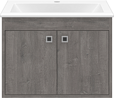 Misty Тумба под раковину Пайн 60 подвесная дуб уайт-ривер серо-коричневый