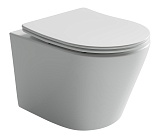 Ceramicanova Подвесной унитаз Balearica Rimless CN6000 белый