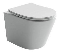 Ceramicanova Подвесной унитаз Balearica Rimless CN6000 белый – фотография-1