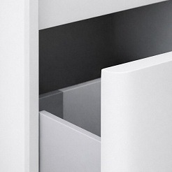 Vivon Тумба с раковиной Atwood 70 напольная белая матовая – фотография-10