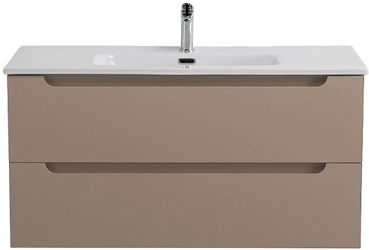 BelBagno Тумба под раковину Etna 100 подвесная бежевая матовая – фото-1