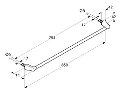 Kludi Полотенцедержатель "Ambienta 5397905" – фотография-3