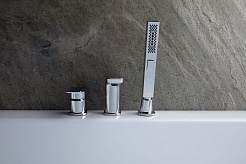 Allen Brau Смеситель на борт ванны Infinity 5.21008-00 (с внутренней частью) хром – фотография-5