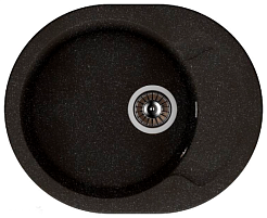 Dr. Gans Мойка гранитная Берта 580 черный – фотография-1