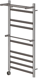 Point Полотенцесушитель электрический Артемида П8 500x1000 PN14150PE с двумя полками хром – фотография-2