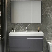 Ceruttispa Мебель для ванной Oglio 80 подвесная серая