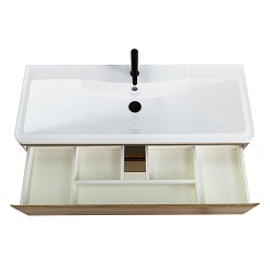 BelBagno Тумба с раковиной Albano 120 подвесная Rovere Rustico – фотография-5