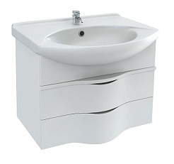 Bas Тумба подвесная с раковиной Опера 75 – фотография-1