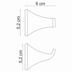 WasserKRAFT Крючок "Wern K-2523" – фотография-4