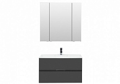 Aquanet Мебель для ванной Алвита 90 серый антрацит – фотография-3