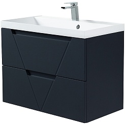 BelBagno Тумба под раковину Vittoria 70 подвесная Grigio Opaco – фотография-1