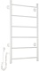 Domoterm Полотенцесушитель электрический Аврора DMT 109-6 40x80 БЕЛ EK L белый – фотография-6