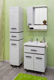 Sanflor Мебель для ванной Техас 60 венге, северное дерево светлое L – фотография-4