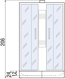 River Душевая кабина Nara 90/70/26 МТ L Б/К – фотография-11