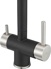 Milacio Смеситель для кухни Ultra MCU.554.MB черный матовый – фотография-3