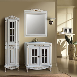 Атолл Тумба с раковиной "Верона 85" дорато витрина – фотография-4