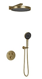 Sancos Душевой комплект Space SC3006BG брашированное золото – фотография-1