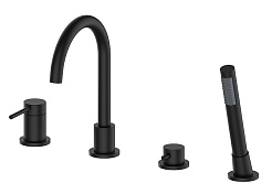 Oliveeka Душевая система Y OL-669017-MB черный матовый – фотография-1