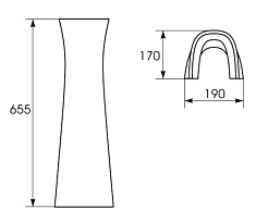 Cersanit Пьедестал для раковины MITO RED – фотография-2