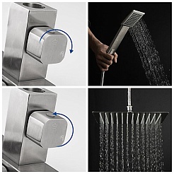 Frap Душевая стойка H803 F24803 сатин – фотография-4