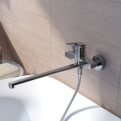 Iddis Смеситель для ванны Spin SPISBL2i10WA универсальный – фотография-2