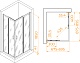 RGW Душевой уголок Passage PA-146B 90x70 профиль черный стекло прозрачное – картинка-14