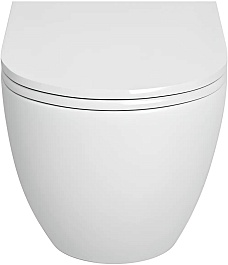 Vivon Унитаз приставной Olkott PRWH01 безободковый с быстросъёмным сиденьем микролифт – фотография-6