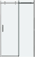 Grossman Душевая дверь в нишу Classic 130x195 профиль хром стекло прозрачное