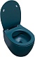 Allen Brau Унитаз подвесной Fantasy 4.11004.PT петроль с крышкой 4.11005.PT – картинка-47