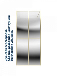 Teymi Душевая перегородка Helmi 90x200 T00304 – фотография-4