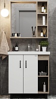 Onika Мебель для ванной Тимбер 80.10 белая/дуб сонома