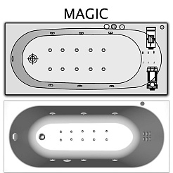 Kolpa San  Акриловая ванна Tamia MAGIC 150 – фотография-3