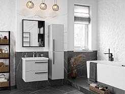 Misty Зеркальный шкаф Ненси 60 антрацит – фотография-6