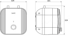 Ballu Накопительный водонагреватель Capsule Plus U BWH/S 10 – фотография-2