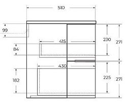 Cezares Тумба с раковиной Eden 90 подвесная rovere tabacco раковина 82399 – фотография-8