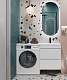 Vigo Тумба с раковиной под стиральную машину Urban 600-0-2 R подвесная белая – фотография-15