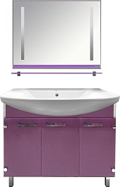 Misty Зеркало для ванной Джулия 105 сиреневое – фотография-2